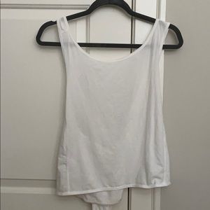 Lululemon tie back tank top